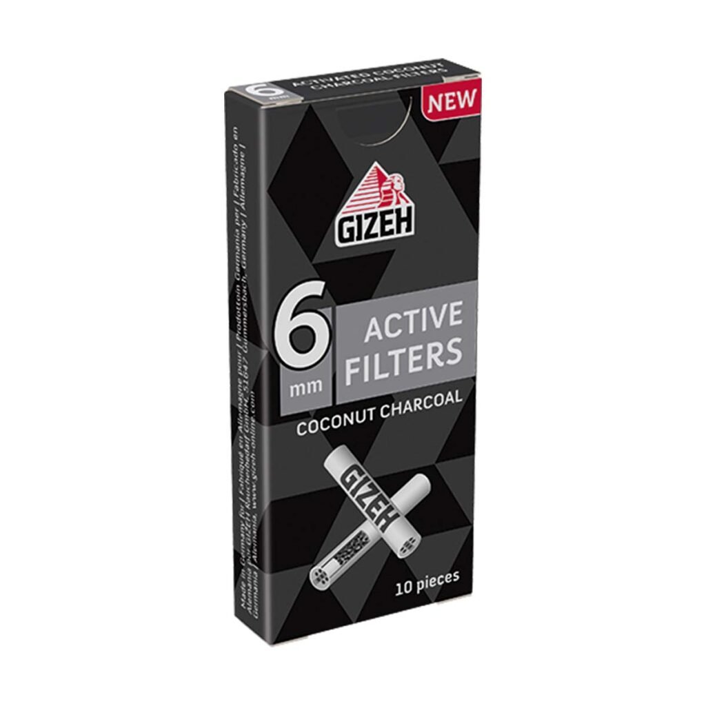 Filtros Carbon Activado Gizeh Slim 6mm El Alquimista Growshop