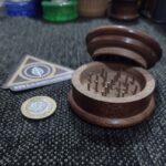 Picador madera 2 partes 50mm marron oscuro - Imagen 4