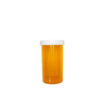 Frasco plastico contenedor naranja chico 9cm
