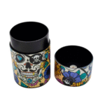 Frasco hermetico 11cm calavera - Imagen 2