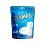 Filtros tabaco slim 6mm stamps azul