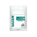 Filtros tabaco gizeh slim 6mm mentolados