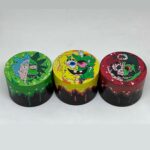 Picador metal 4 partes diam 50mm pintura chorreando con diseños - Imagen 2