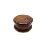 Picador madera 2 partes 50mm marron oscuro