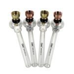 Pipa vidrio pyrex hornillo metalico - Imagen 2