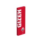 Sedas papelillos gizeh rojo finas regular 78mm