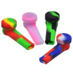 Pipa de silicona con hornillo