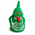 Pipa Bong De Silicona Fantasma Verde