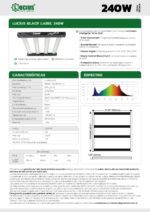 GrowTech Lucius Black Label 240W – Panel LED - Imagen 2