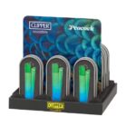 Encendedor Clipper Metalico - Peacock