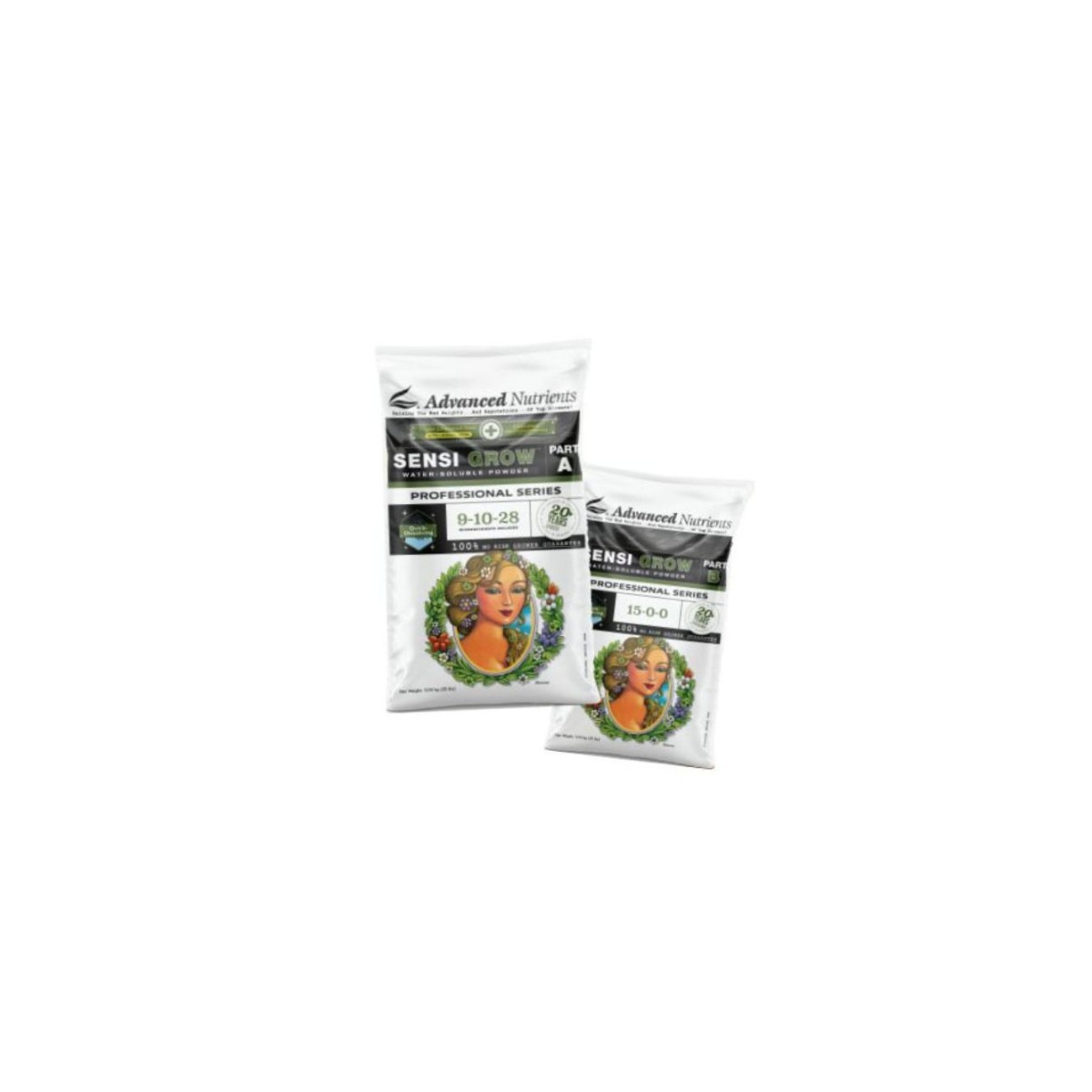 Fertilizante Base de Crecimiento A+B Advanced Nutrients Sensi Grow AYB 1 kg Fertilizante Base de Crecimiento A+B Advanced Nutrients Sensi Grow AYB 1 kg