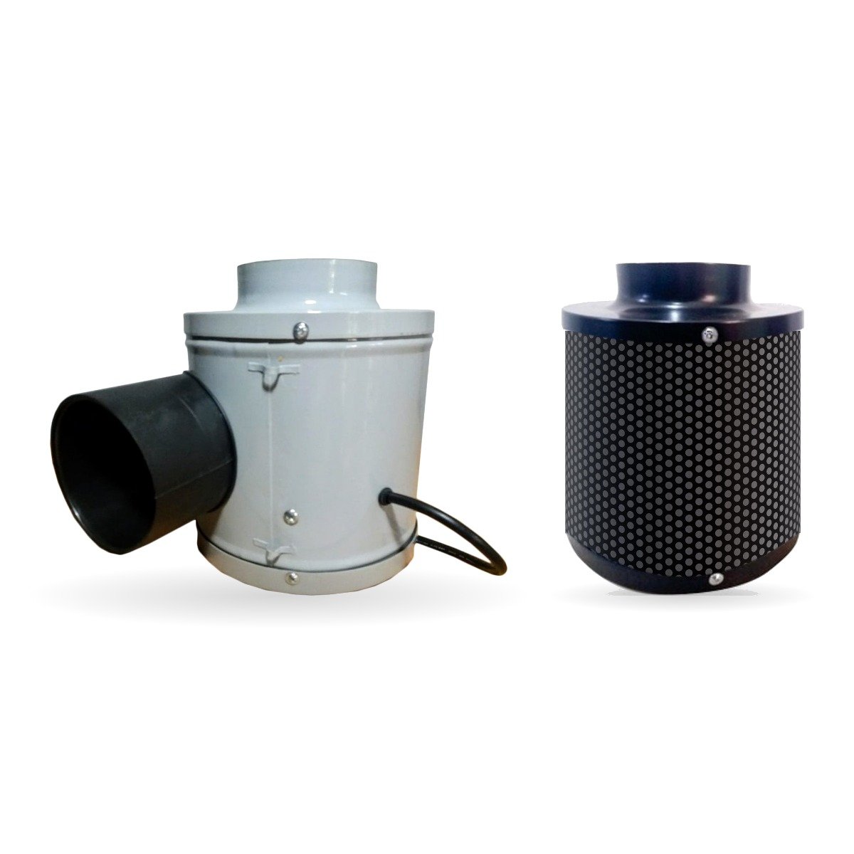 Combo Extracción 4" Turbina Lateral + Filtro Motor Bel 15x18 cm Combo Extracción 4" Turbina Lateral + Filtro Motor Bel 15x18 cm