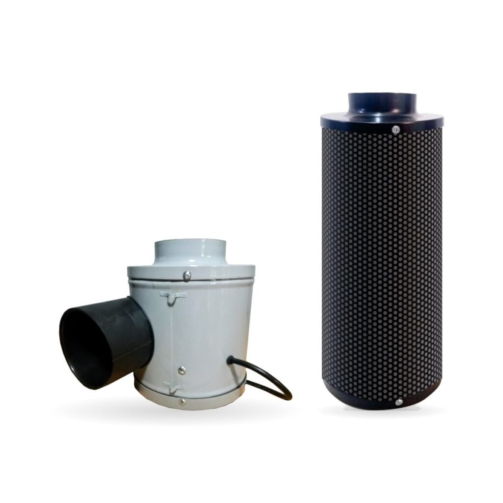 Combo Extracción 4" Turbina Lateral + Filtro Motor Bel 30x18 cm