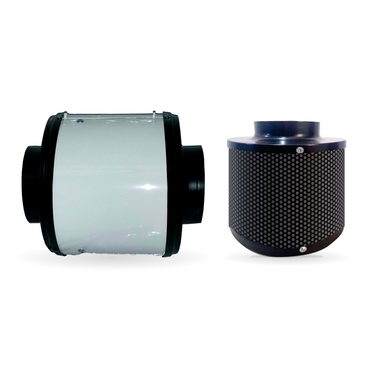 Combo Extracción 6" Turbina Lineal + Filtro Motor Bel 15x22 cm Combo Extracción 6" Turbina Lineal + Filtro Motor Bel 15x22 cm